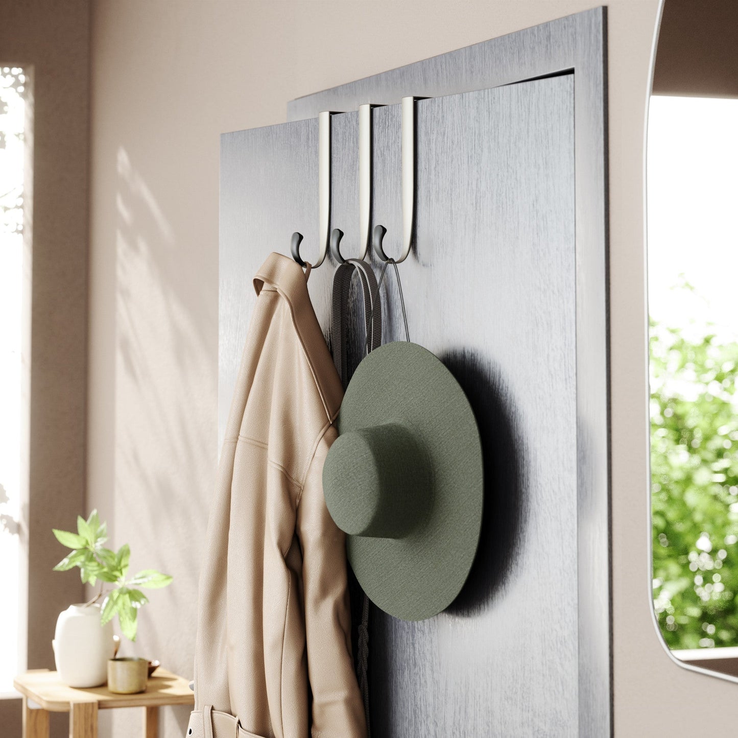 Over The Door Hooks, Set of 3